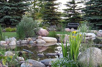 Emerald Landscaping - Services: Water Features/Ponds